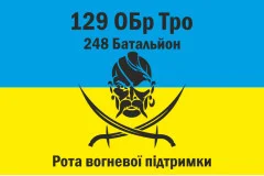 Флаг 248 ОБТрО (отдельный батальон Территориальной обороны) ВСУ