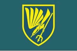 Флаг 88 ОБМП (отдельный батальон морской пехоты) ВМС Украины. Вариант-06