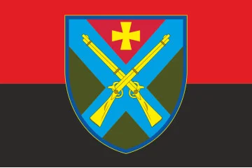 Флаг 6 ОСБ (отдельный стрелковый батальон) ВСУ. Вариант-03