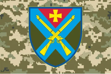 Флаг 6 ОСБ (отдельный стрелковый батальон) ВСУ. Вариант-04