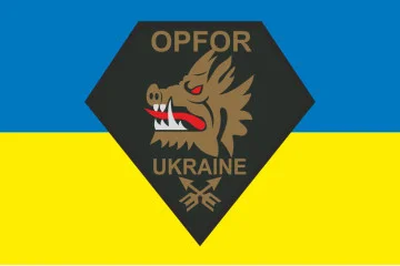 Прапор 214 ОСБ (окремий спеціальний батальйон) OPFOR ЗСУ. Варіант-01 Прапор 214 ОСБ (окремий спеціальний батальйон) OPFOR ЗСУ. Варіант-01