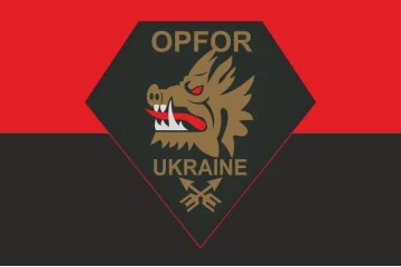 Прапор 214 ОСБ (окремий спеціальний батальйон) OPFOR ЗСУ. Варіант-03 Прапор 214 ОСБ (окремий спеціальний батальйон) OPFOR ЗСУ. Варіант-03