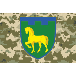 Прапор 111 ОБрТрО ЗСУ (окрема бригада територіальної оборони). Варіант-08 Прапор 111 ОБрТрО ЗСУ (окрема бригада територіальної оборони). Варіант-08