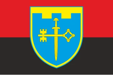 Флаг 105 ОБрТрО ВСУ (отдельная бригада территориальной обороны). Вариант-07