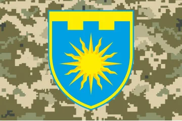 Флаг 106 ОБрТрО ВСУ (отдельная бригада территориальной обороны). Вариант-08