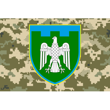Прапор 107 ОБрТрО ЗСУ (окрема бригада територіальної оборони). Варіант-08