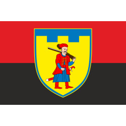 Прапор 110 ОБрТрО ЗСУ (окрема бригада територіальної оборони). Варіант-07