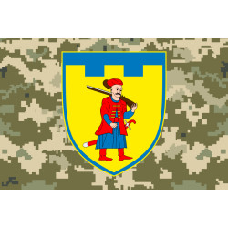 Прапор 110 ОБрТрО ЗСУ (окрема бригада територіальної оборони). Варіант-08