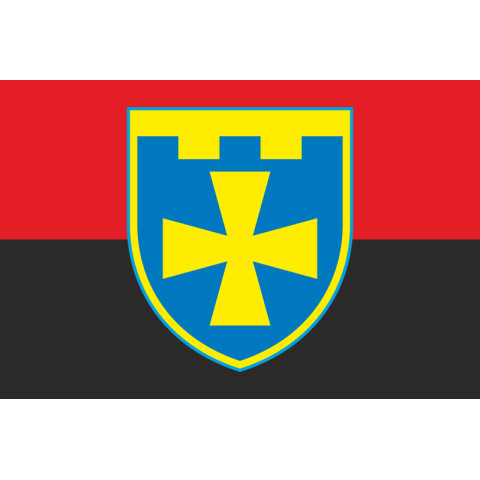 Прапор 116 ОБрТрО ЗСУ (окрема бригада територіальної оборони). Варіант-07