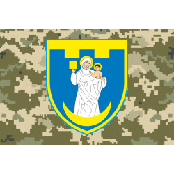 Прапор 117 ОБрТрО ЗСУ (окрема бригада територіальної оборони). Варіант-08