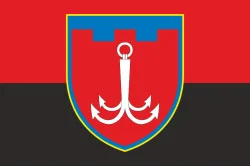 Флаг 122 ОБрТрО ВСУ (отдельная бригада территориальной обороны). Вариант-07