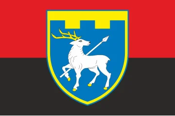 Флаг 123 ОБрТрО ВСУ (отдельная бригада территориальной обороны). Вариант-07