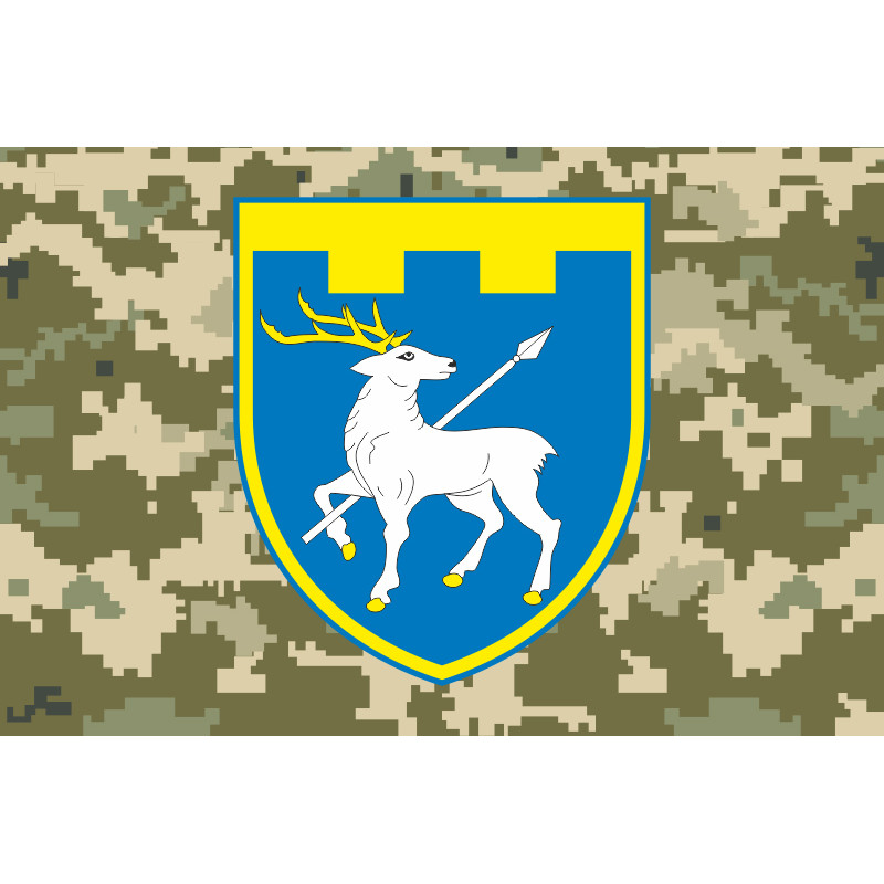 Флаг 123 ОБрТрО ВСУ (отдельная бригада территориальной обороны). Вариант-08 Флаг 123 ОБрТрО ВСУ (отдельная бригада территориальной обороны). Вариант-08