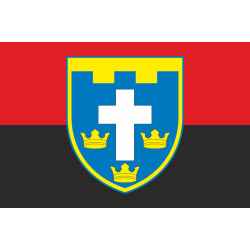 Прапор 124 ОБрТрО ЗСУ (окрема бригада територіальної оборони). Варіант-07 Прапор 124 ОБрТрО ЗСУ (окрема бригада територіальної оборони). Варіант-07