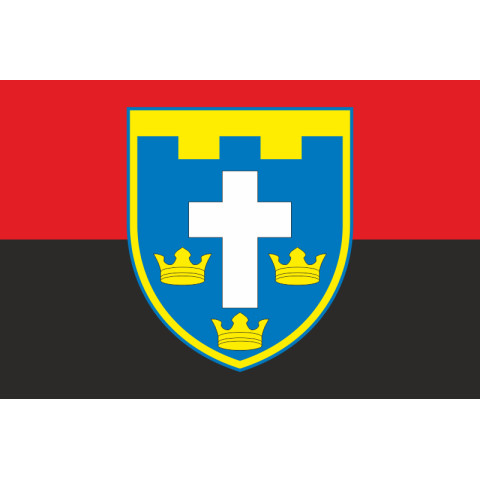 Прапор 124 ОБрТрО ЗСУ (окрема бригада територіальної оборони). Варіант-07