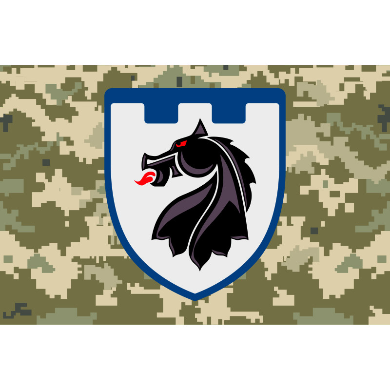 Прапор 155 ОБТрО (окремий батальйон Територіальної оборони) ЗСУ. Варіант-08 Прапор 155 ОБТрО (окремий батальйон Територіальної оборони) ЗСУ. Варіант-08