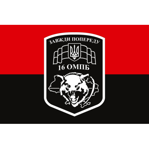 Прапор 16 ОМПБ (окремий мотопіхотний батальйон) «Полтава» ЗСУ. Варіант-06