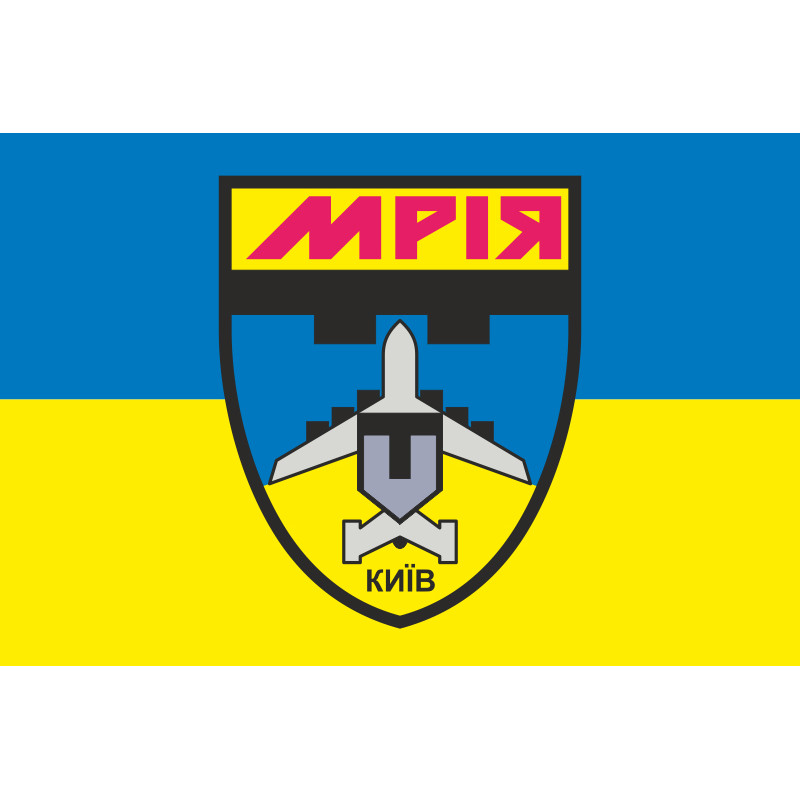 Флаг ДФТО «Мрия». Вариант-01 Флаг ДФТО «Мрия». Вариант-01