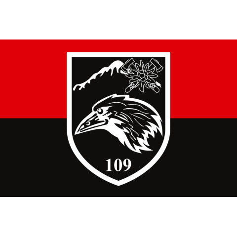 Флаг 109 ОГШБ (отдельный горно-штурмовой батальон) 10 ОГШБр ВСУ. Вариант-11 Флаг 109 ОГШБ (отдельный горно-штурмовой батальон) 10 ОГШБр ВСУ. Вариант-11