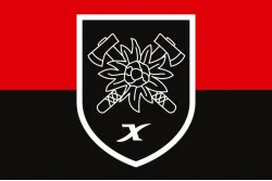 Флаг 10 ОГШБр (отдельная горно-штурмовая бригада) ВСУ. Вариант-11
