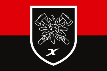 Флаг 10 ОГШБр (отдельная горно-штурмовая бригада) ВСУ. Вариант-11 Флаг 10 ОГШБр (отдельная горно-штурмовая бригада) ВСУ. Вариант-11
