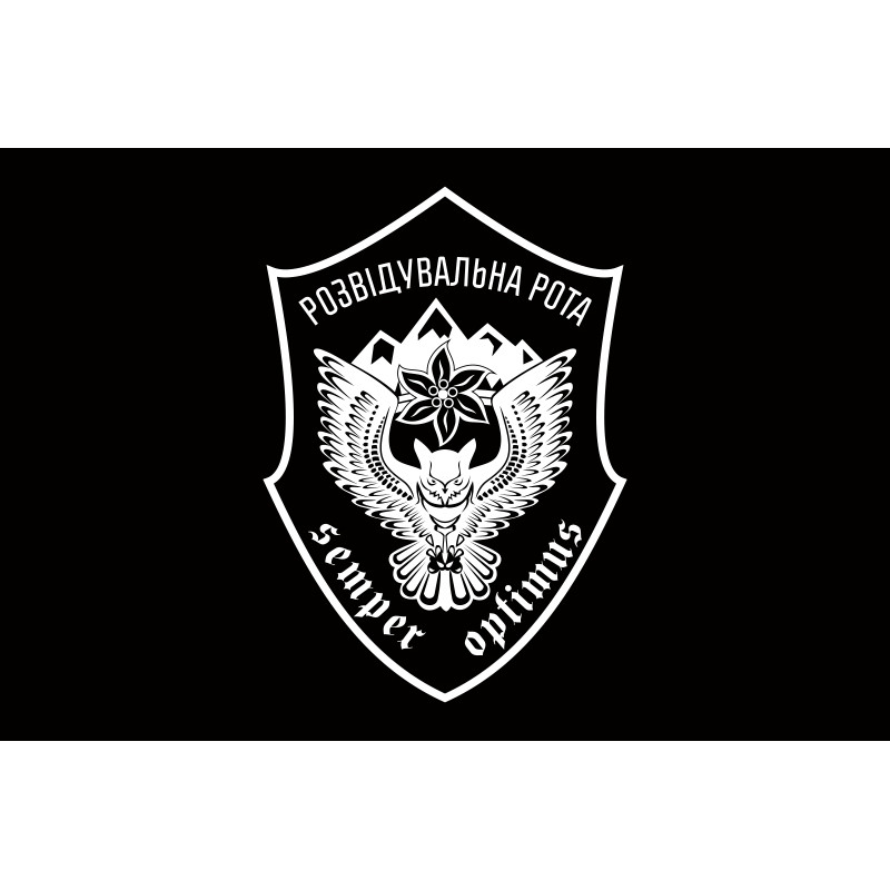 Флаг 10 ОГШБр (отдельная горно-штурмовая бригада) ВСУ, разведрота. Вариант-03 Флаг 10 ОГШБр (отдельная горно-штурмовая бригада) ВСУ, разведрота. Вариант-03