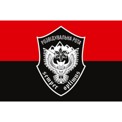 Флаг 10 ОГШБр (отдельная горно-штурмовая бригада) ВСУ, разведрота. Вариант-04