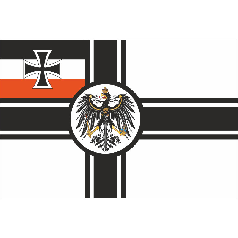 Флаг Германии военный (1903-1918) Флаг Германии военный (1903-1918)