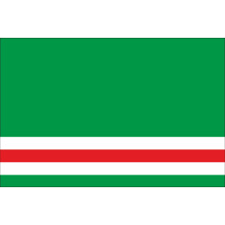 Флаг Чеченской Республики Ичкерия. Вариант-02 Флаг Чеченской Республики Ичкерия. Вариант-02