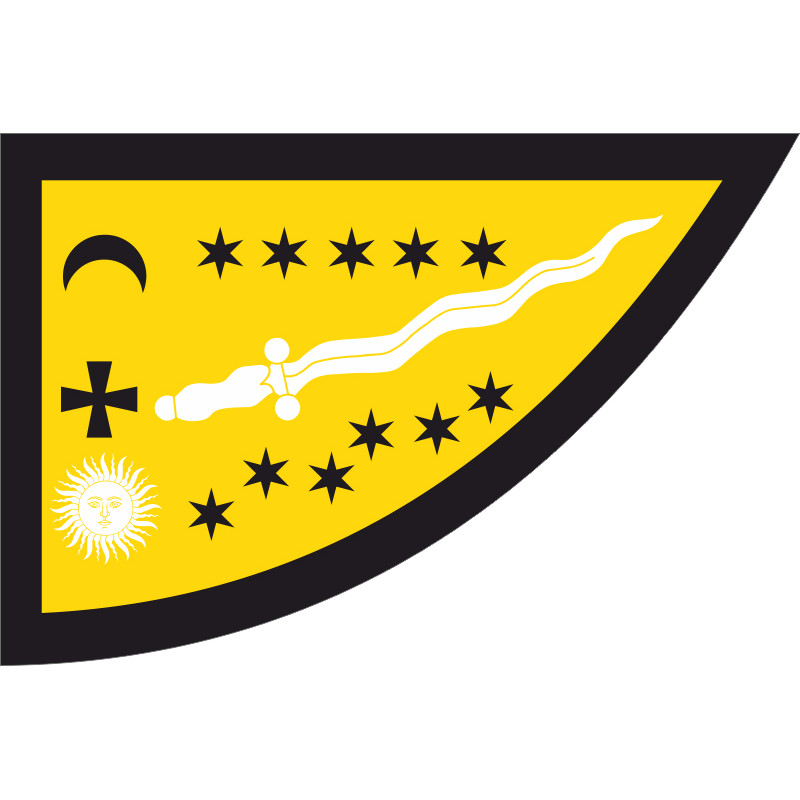 Прапор Козацький - 1651 року. Варіант-04 Прапор Козацький - 1651 року. Варіант-04