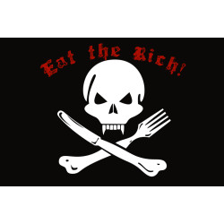 Флаг «Ешь богатых» («Eat the Rich») Флаг «Ешь богатых» («Eat the Rich»)
