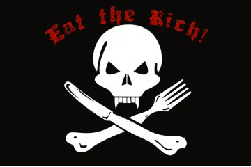 Прапор «Їж багатих» («Eat the Rich») Прапор «Їж багатих» («Eat the Rich»)