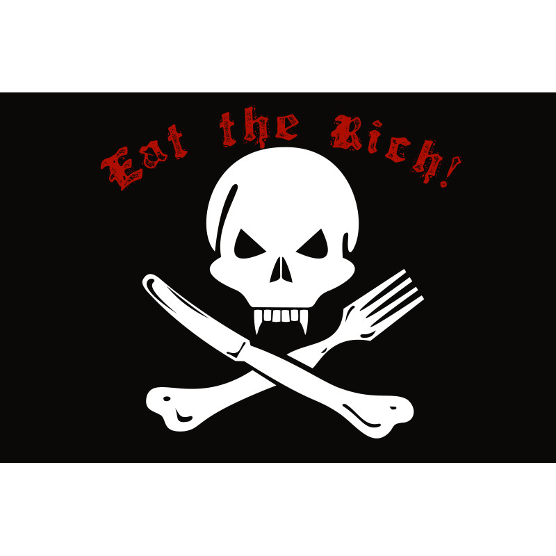 Флаг «Ешь богатых» («Eat the Rich») Флаг «Ешь богатых» («Eat the Rich»)