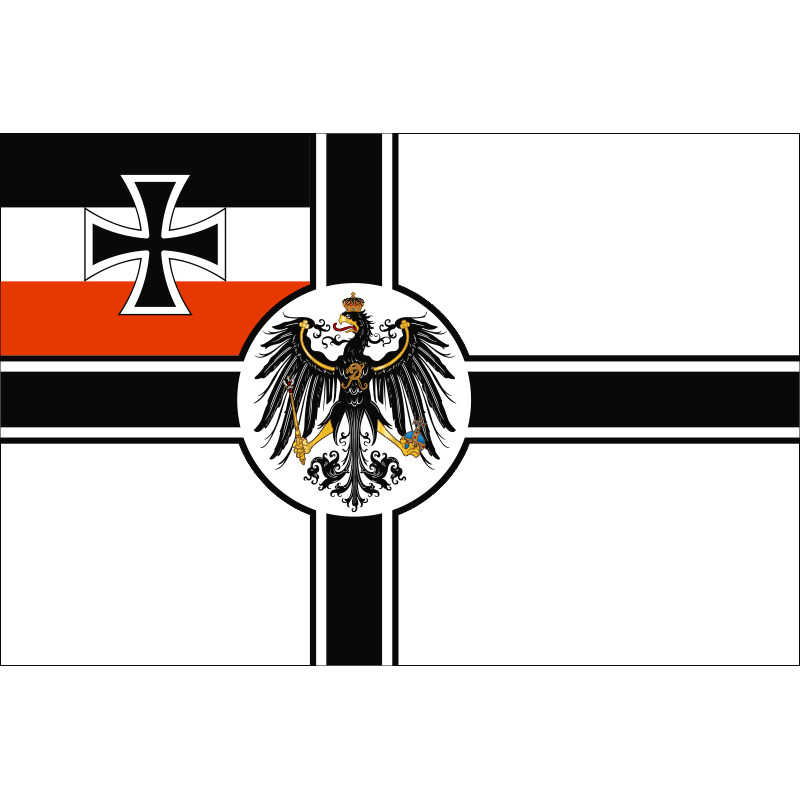 Флаг Германии военный (1892-1903) Флаг Германии военный (1892-1903)