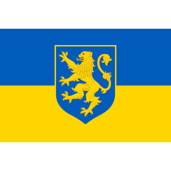 Флаг ЗУНР (Западно-Украинская Народная Республика). Вариант-02