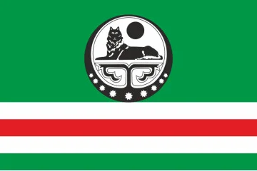Флаг Чеченской Республики Ичкерия. Вариант-03 Флаг Чеченской Республики Ичкерия. Вариант-03