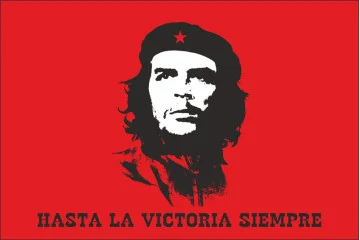 Флаг «Эрнесто Че Гевара». Вариант-04. HASTA LA VICTORIA SIEMPRE Флаг «Эрнесто Че Гевара». Вариант-04. HASTA LA VICTORIA SIEMPRE