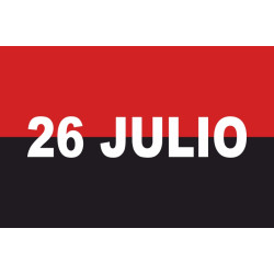 Прапор «Рух 26 липня». Варіант-02 Прапор «Рух 26 липня». Варіант-02