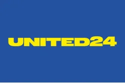 Флаг United24. Вариант-01 Флаг United24. Вариант-01