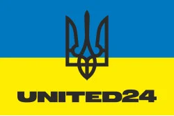 Флаг United24. Вариант-03 Флаг United24. Вариант-03