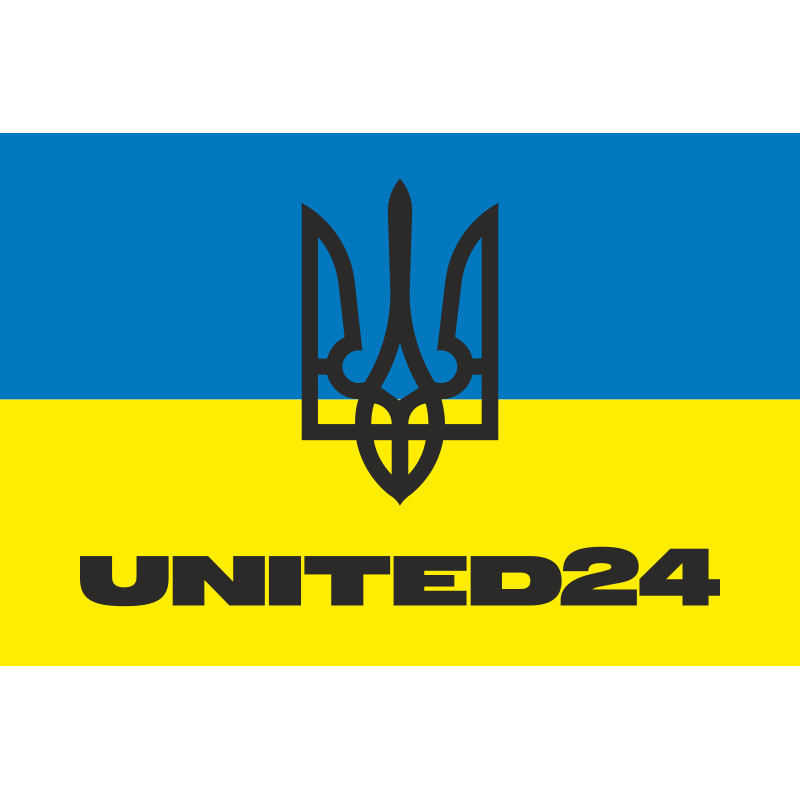 Прапор United24. Варіант-03 Прапор United24. Варіант-03
