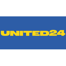 Флаг United24. Вариант-04 Флаг United24. Вариант-04