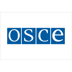 Флаг ОБСЕ (Организации по безопасности и сотрудничеству в Европе, OSCE) Флаг ОБСЕ (Организации по безопасности и сотрудничеству в Европе, OSCE)