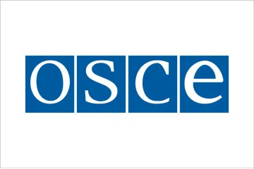 Флаг ОБСЕ (Организации по безопасности и сотрудничеству в Европе, OSCE) Флаг ОБСЕ (Организации по безопасности и сотрудничеству в Европе, OSCE)