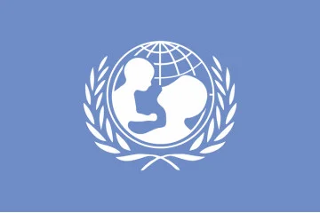 Флаг ЮНИСЕФ (UNICEF). Вариант-01