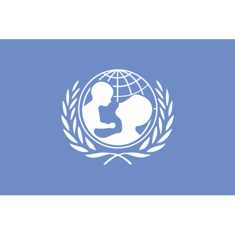 Флаг ЮНИСЕФ (UNICEF). Вариант-01