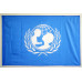 Флаг ЮНИСЕФ (UNICEF). Вариант-01 Флаг ЮНИСЕФ (UNICEF). Вариант-01