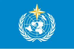 Флаг ВМО (Всемирная метеорологическая организация). Вариант-02