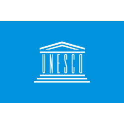 Флаг ЮНЕСКО (UNESCO) - Организация Объединенных Наций по вопросам образования, науки и культуры