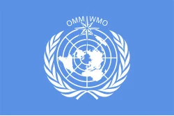 Флаг ВМО (Всемирная метеорологическая организация). Вариант-01
